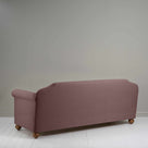  Dolittle 4 seater Sofa in Laidback Linen Damson, Back View - Nicola Harding 