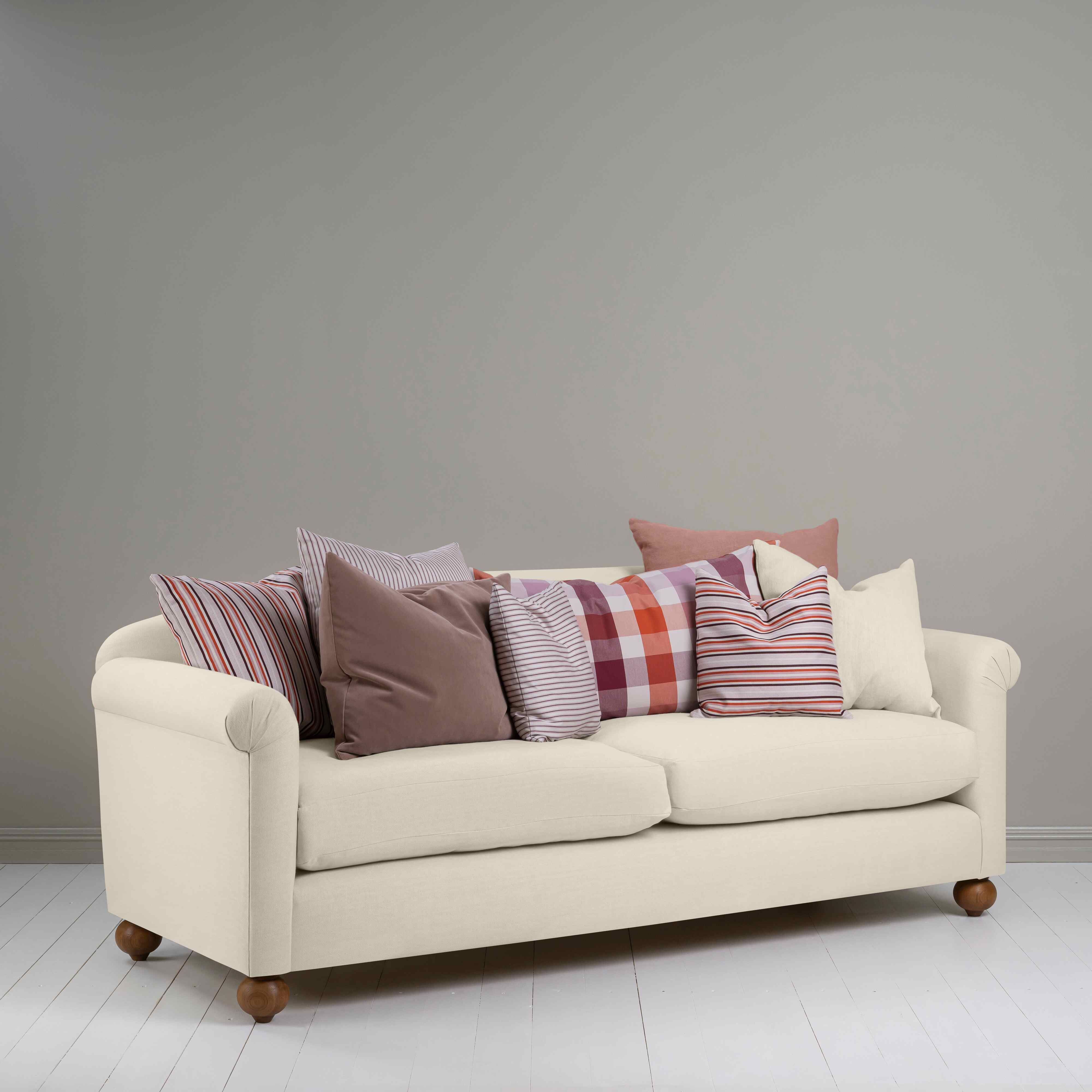  Dolittle 4 seater sofa in Laidback Linen Dove - Nicola Harding 