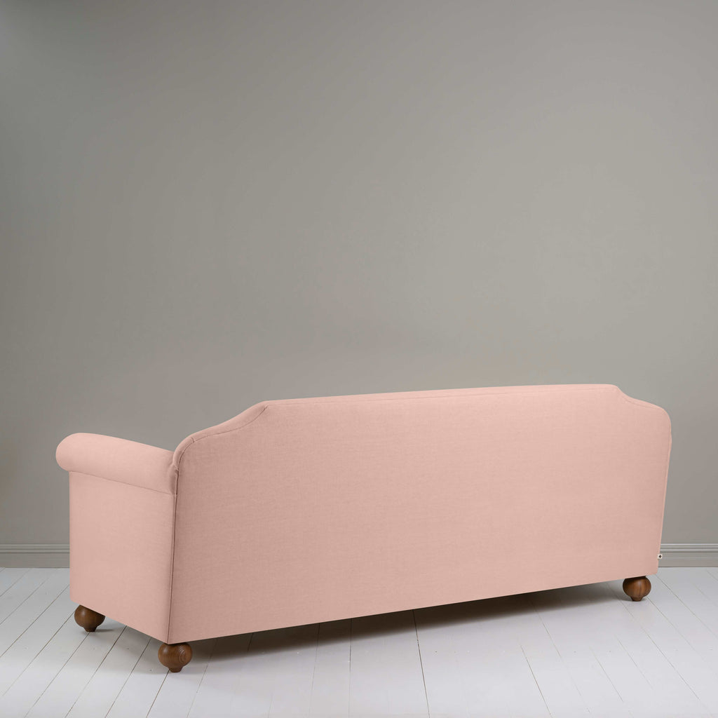  Dolittle 4 seater Sofa in Laidback Linen Dusky Pink - Nicola Harding 