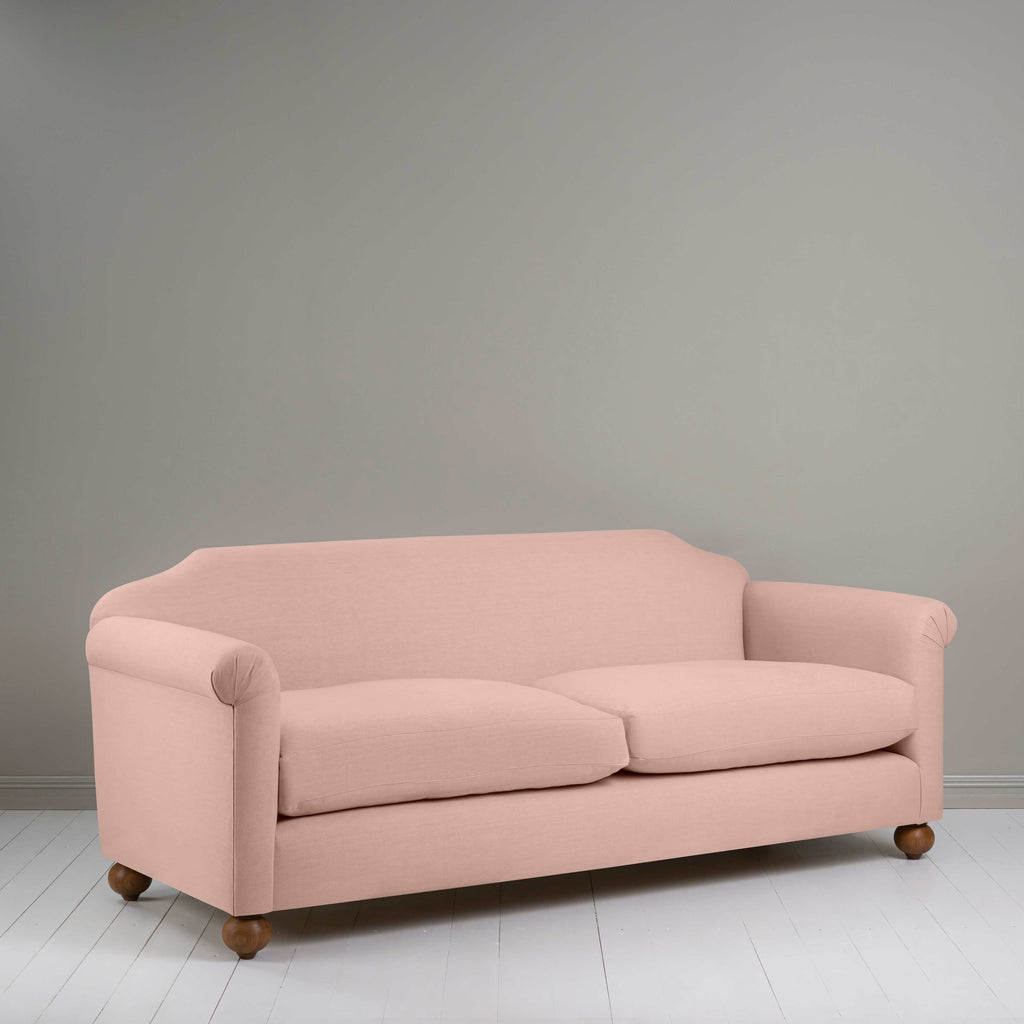  Dolittle 4 seater Sofa in Laidback Linen Dusky Pink - Nicola Harding 