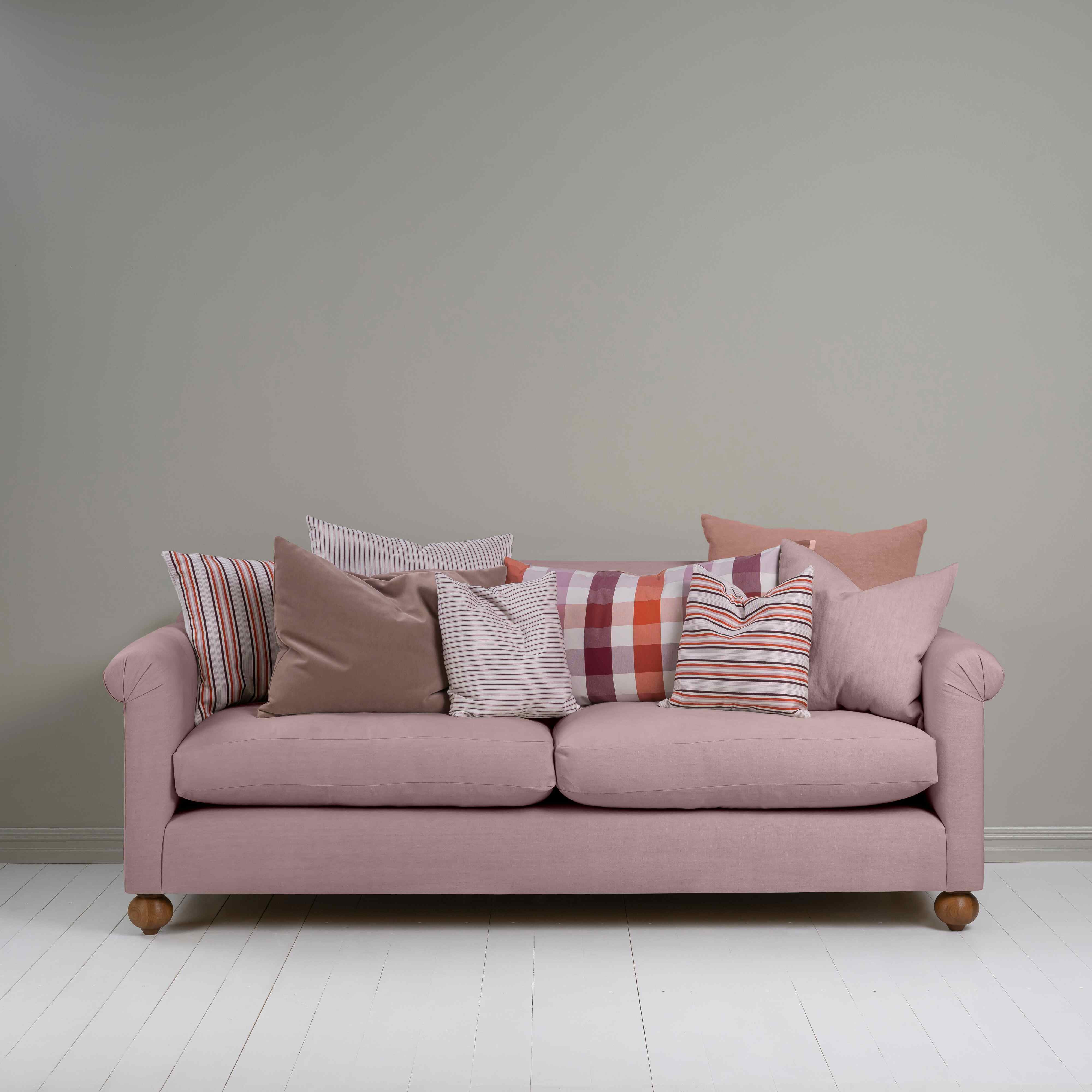  Dolittle 4 seater Sofa in Laidback Linen Heather - Nicola Harding 