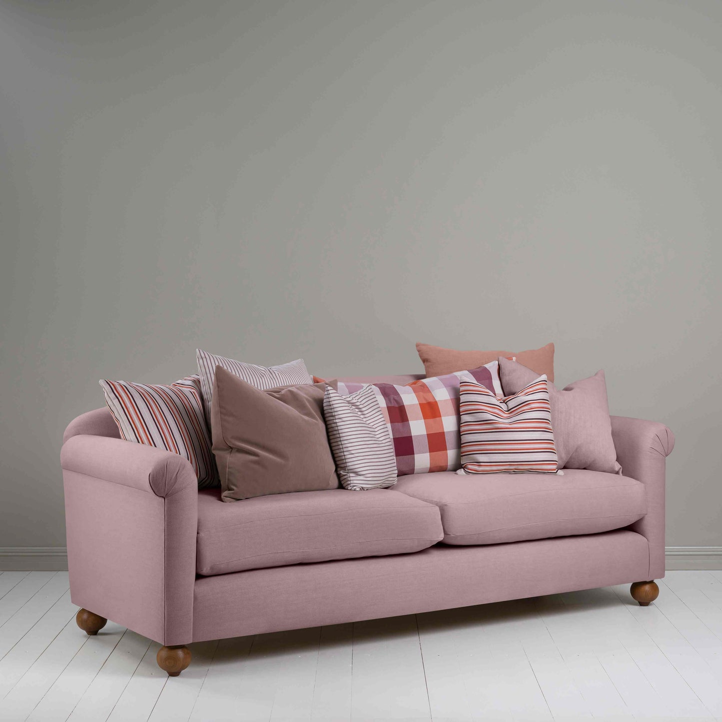 Dolittle 4 seater Sofa in Laidback Linen Heather - Nicola Harding