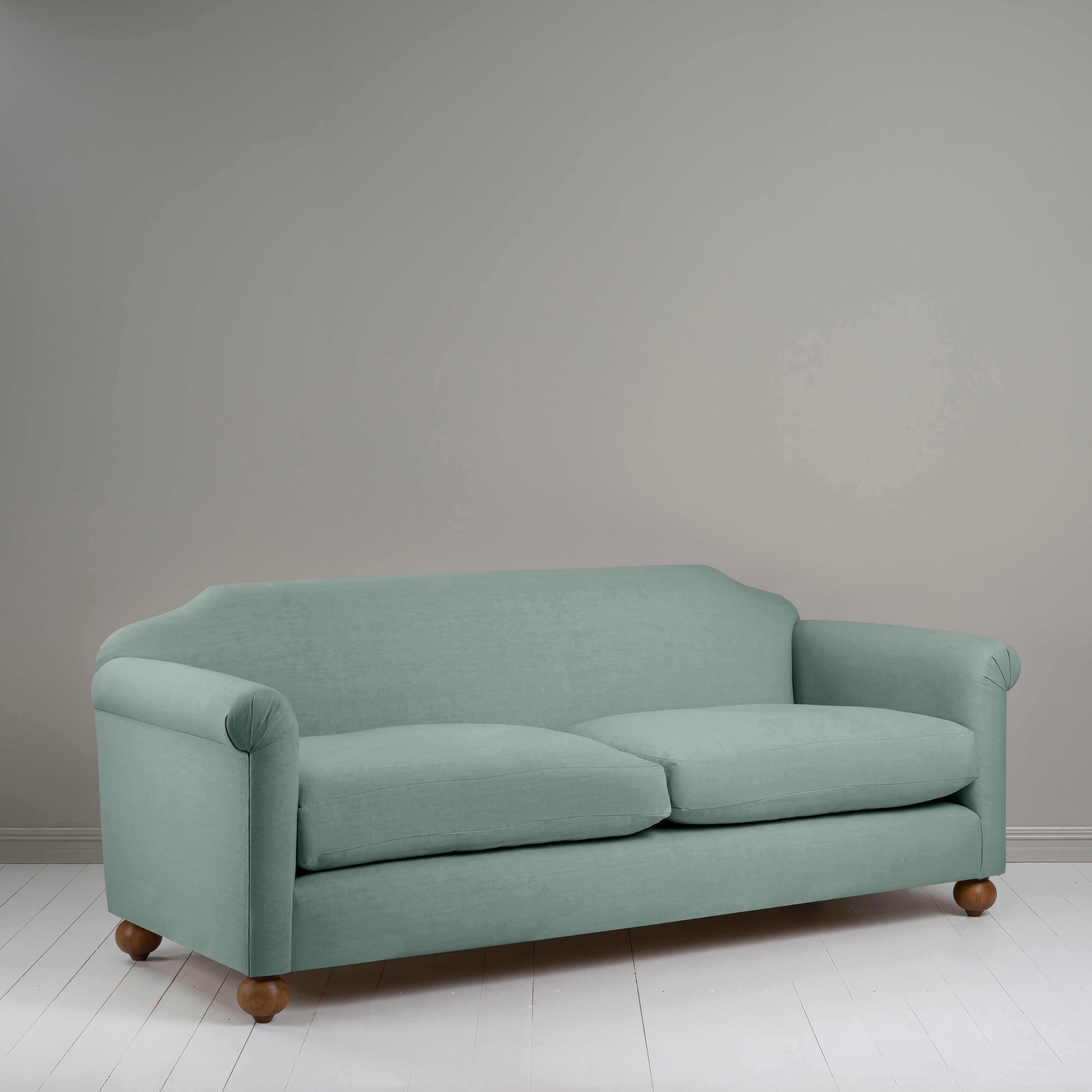  Dolittle 4 seater Sofa in Laidback Linen Mineral - Nicola Harding 