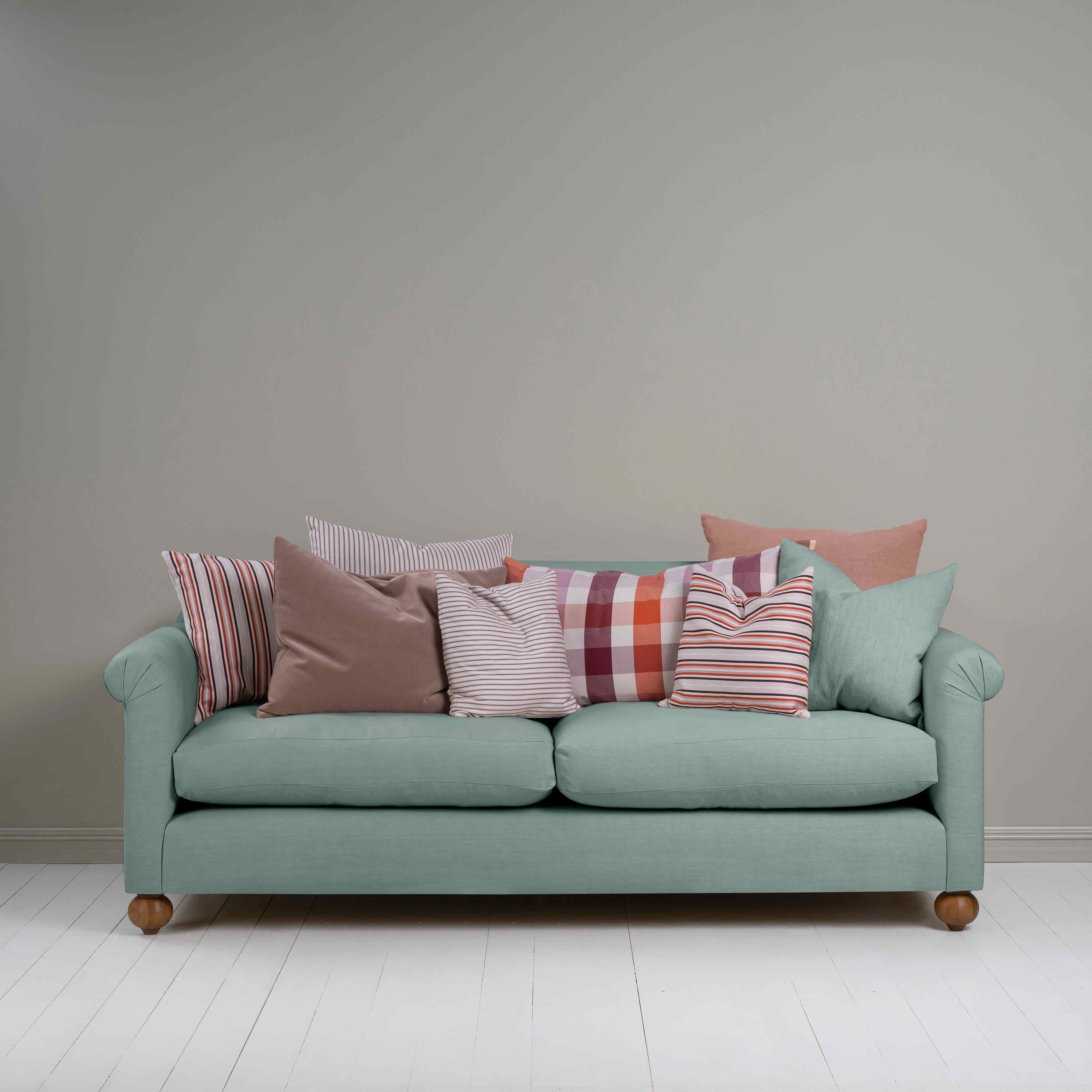  Dolittle 4 seater Sofa in Laidback Linen Mineral - Nicola Harding 