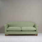  Dolittle 4 seater Sofa in Laidback Linen Moss, Front View - Nicola Harding 