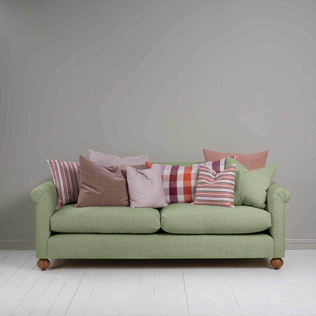  Dolittle 4 seater Sofa in Laidback Linen Moss - Nicola Harding 