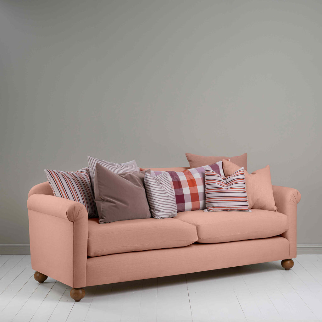  Dolittle 4 seater Sofa in Laidback Linen Roseberry - Nicola Harding 