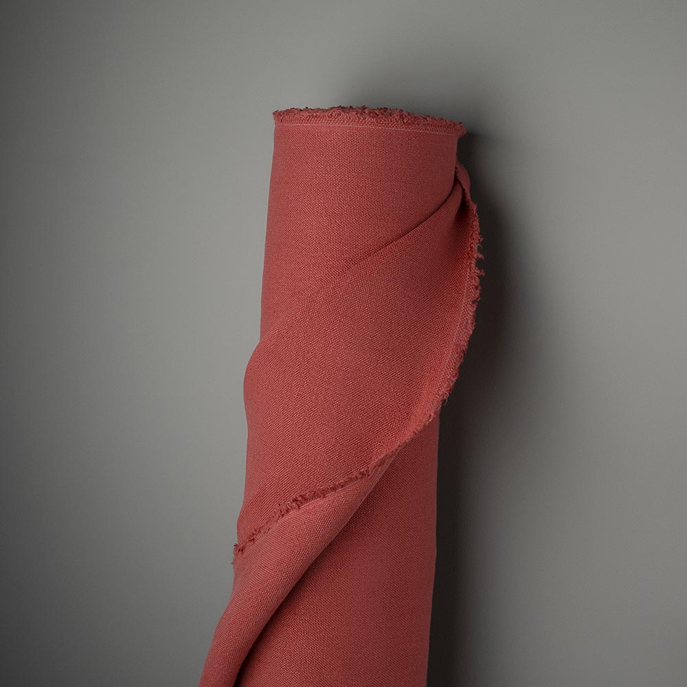 Laidback Linen Rouge, Fabric Roll - Nicola Harding