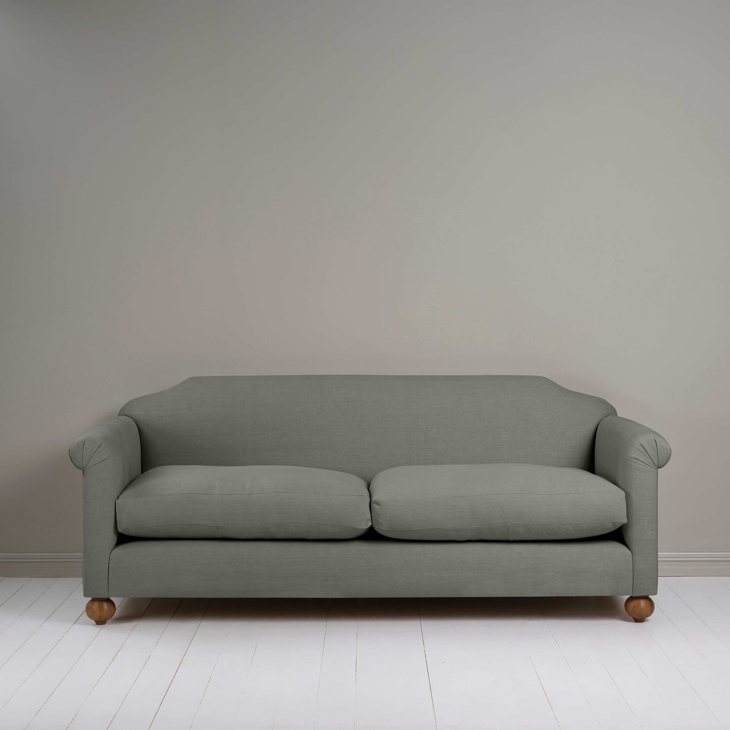 Dolittle 4 seater Sofa in Laidback Linen Shadow - Nicola Harding