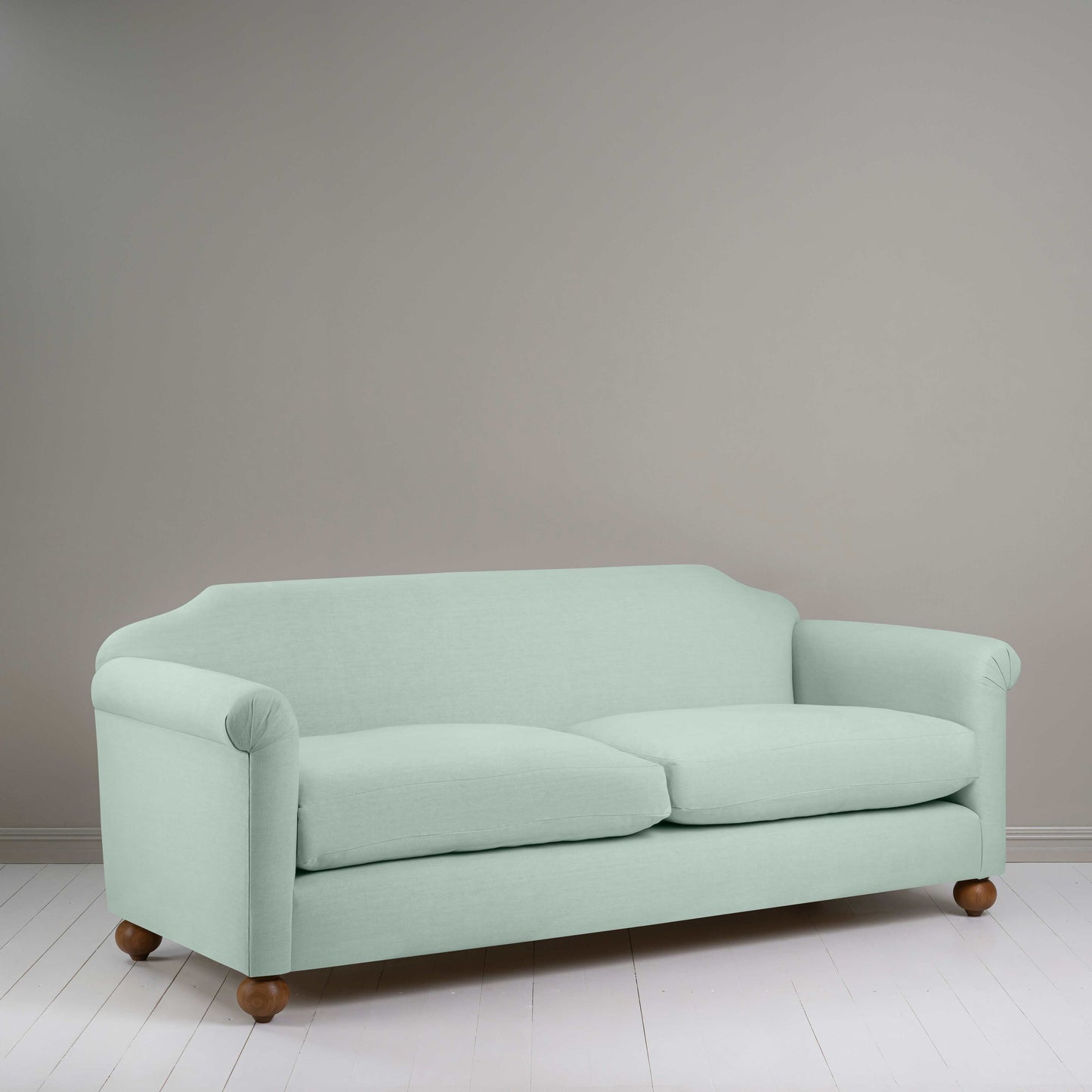 Dolittle 4 seater Sofa in Laidback Linen Sky - Nicola Harding