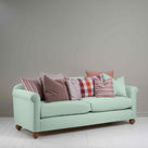 Dolittle 4 seater Sofa in Laidback Linen Sky, With NiX Aesthetic Cushions - Nicola Harding 