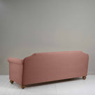  Dolittle 4 seater Sofa in Laidback Linen Sweet Briar, Back View - Nicola Harding 