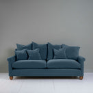  Idler 4 seater sofa in Intelligent Velvet Aegean - Nicola Harding 