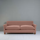  Idler 4 seater sofa in Intelligent Velvet Dusky Pink - Nicola Harding 