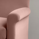  Idler 4 seater sofa in Intelligent Velvet Dusky Pink - Nicola Harding 