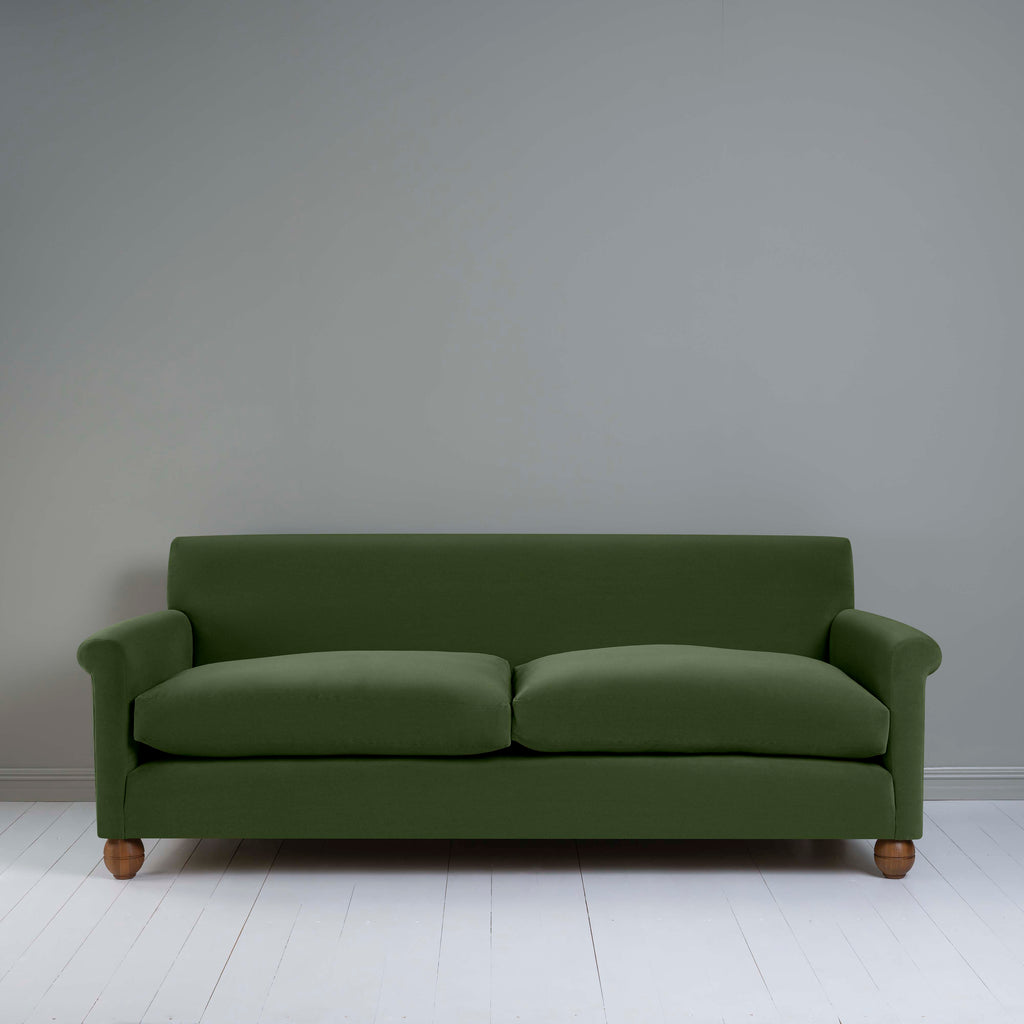  Idler 4 seater sofa in Intelligent Velvet Juniper - Nicola Harding 