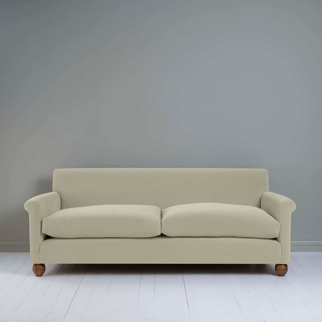  Idler 4 seater sofa in Intelligent Velvet Moonstone - Nicola Harding 