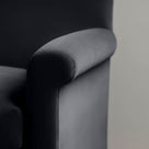  Idler 4 seater sofa in Intelligent Velvet Onyx - Nicola Harding 