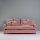  Idler 4 seater sofa in Intelligent Velvet Rose - Nicola Harding 