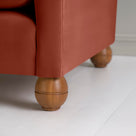  Idler 4 seater sofa in Intelligent Velvet Sienna - Nicola Harding 