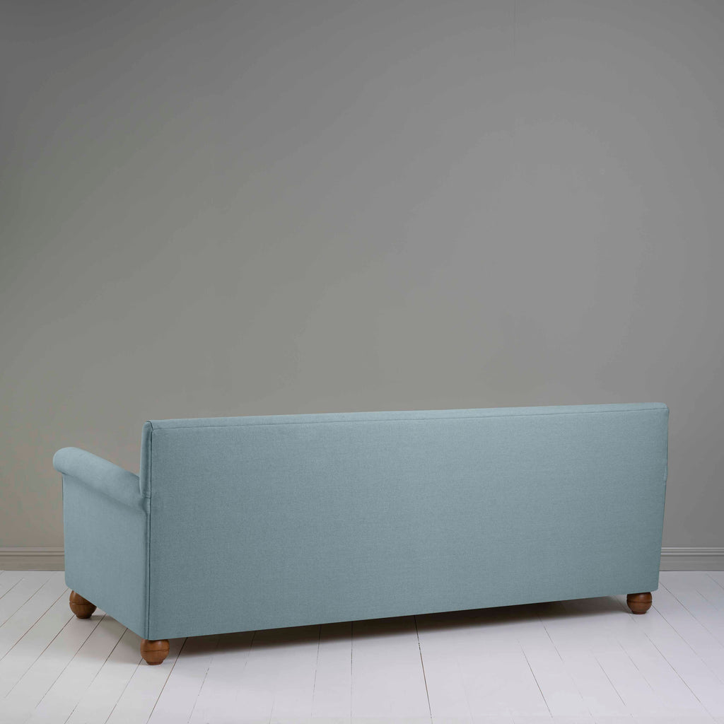  Back View 4 seater sofa in Laidback Linen Cerulean - Nicola Harding & Co. 