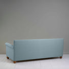  Back View 4 seater sofa in Laidback Linen Cerulean - Nicola Harding & Co. 