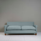  Front View 4 seater sofa in Laidback Linen Cerulean - Nicola Harding & Co. 