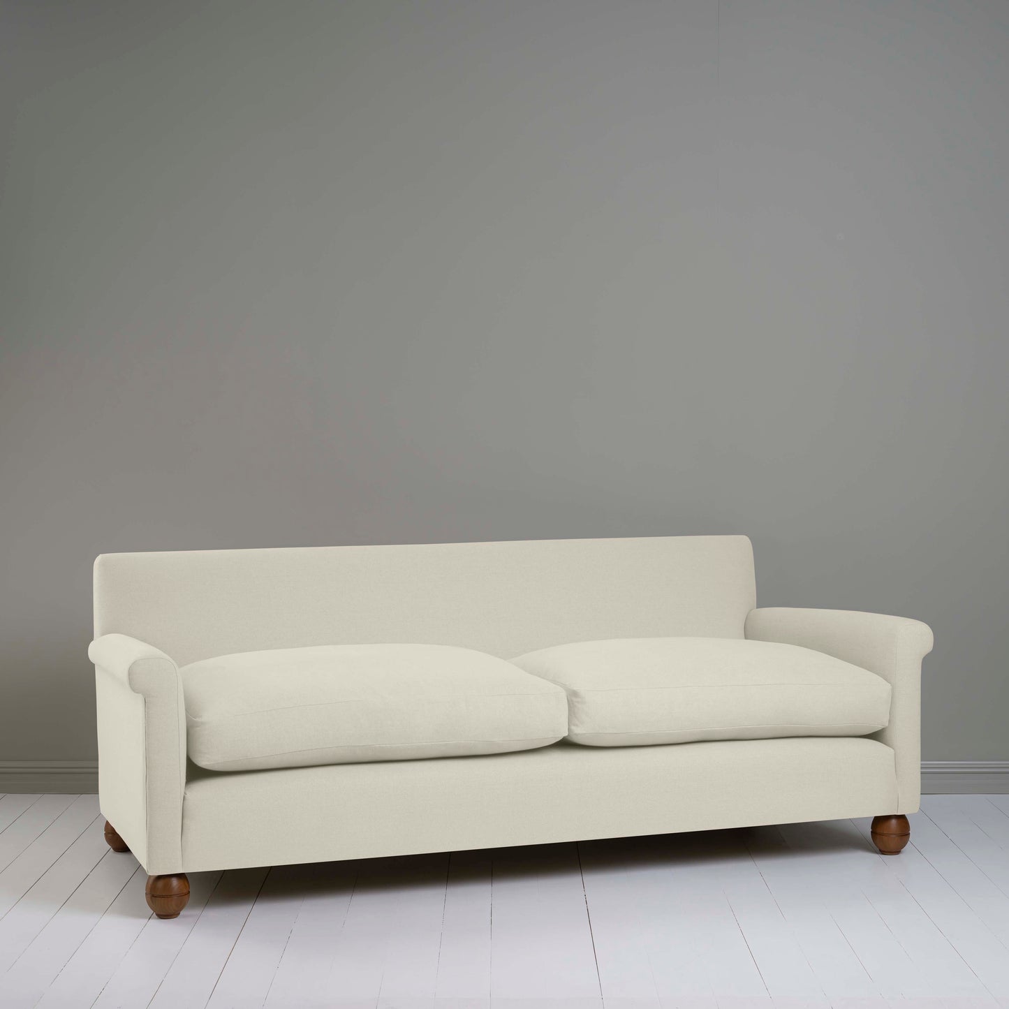 Idler 4 seater sofa in Laidback Linen Dove - Nicola Harding