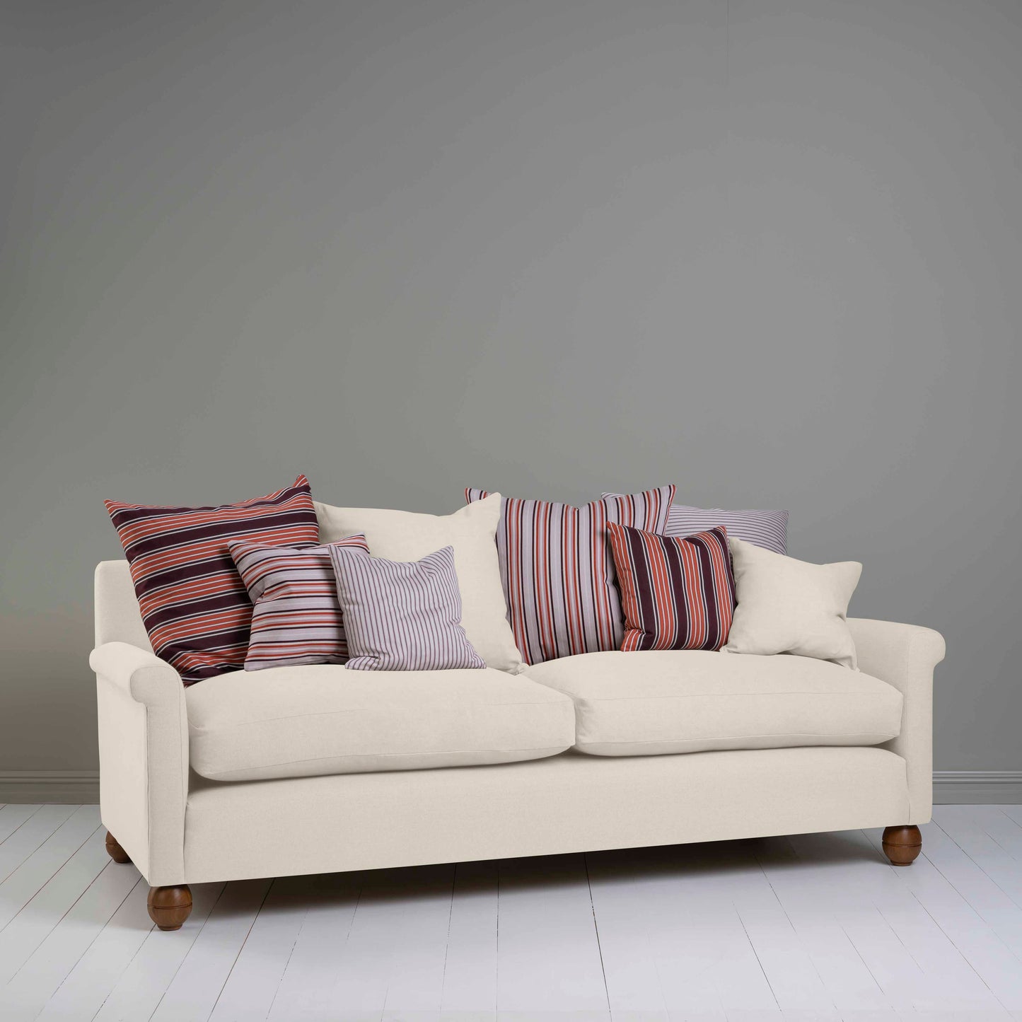 Idler 4 seater sofa in Laidback Linen Dove - Nicola Harding