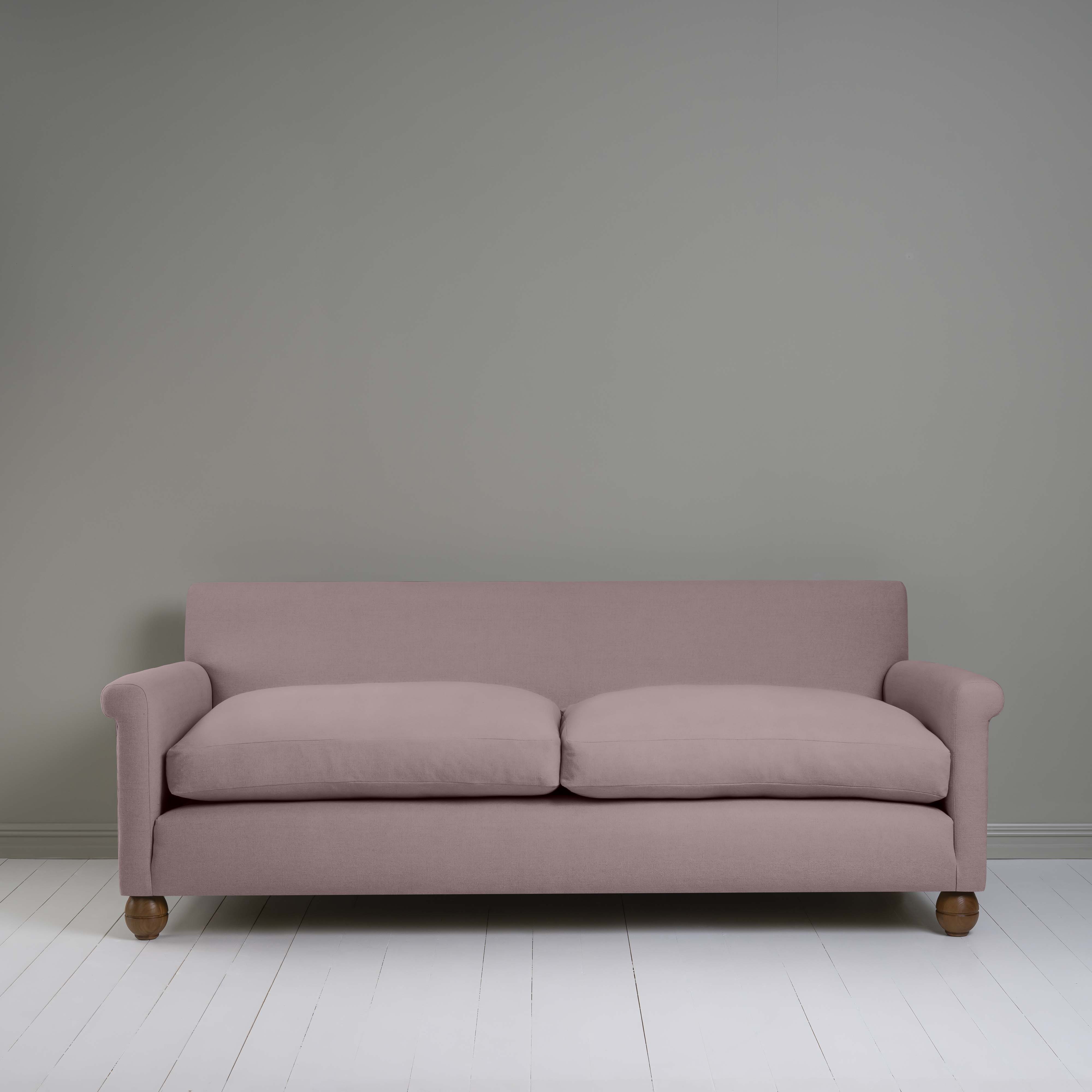  Idler 4 seater sofa in Laidback Linen Heather - Nicola Harding 