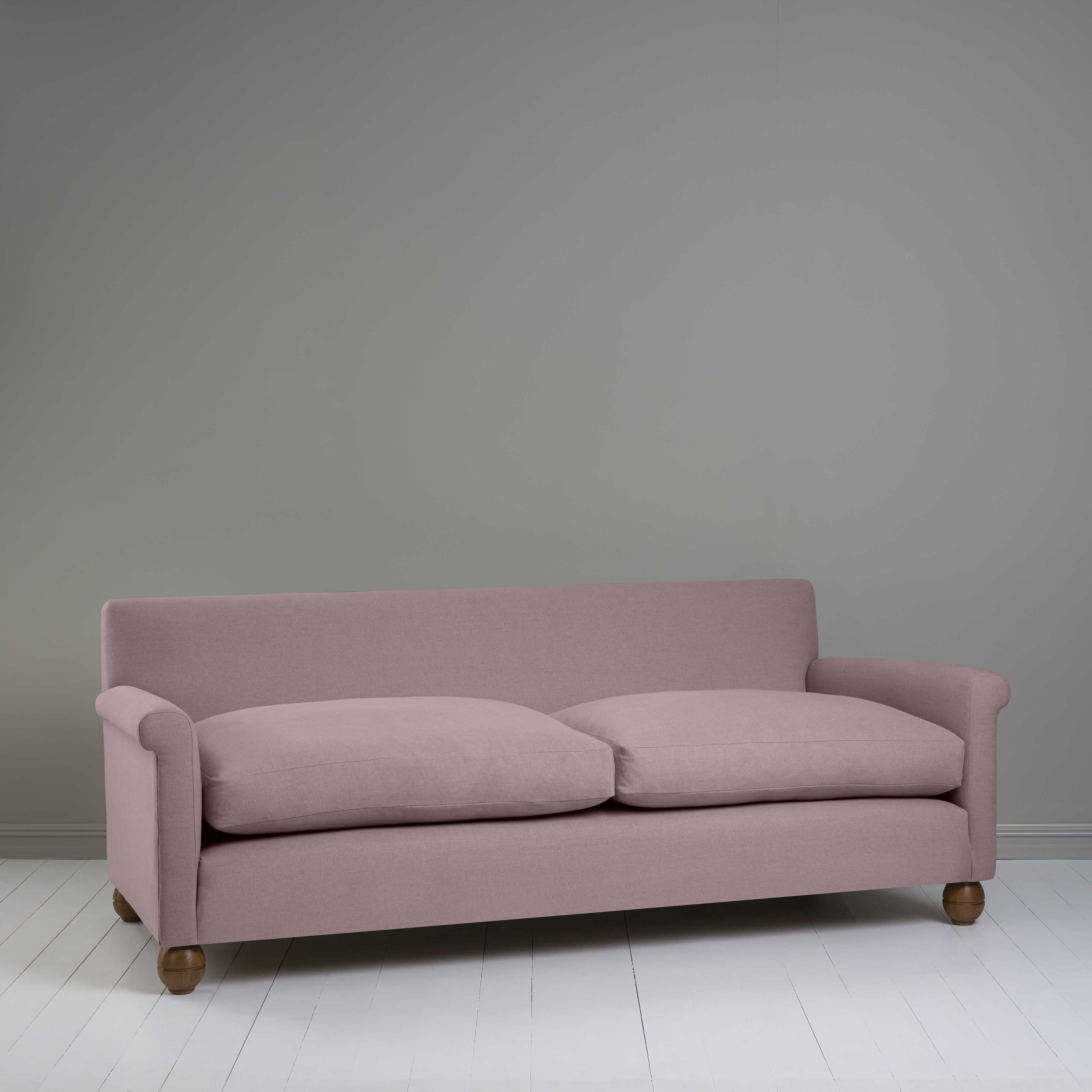  Idler 4 seater sofa in Laidback Linen Heather - Nicola Harding 