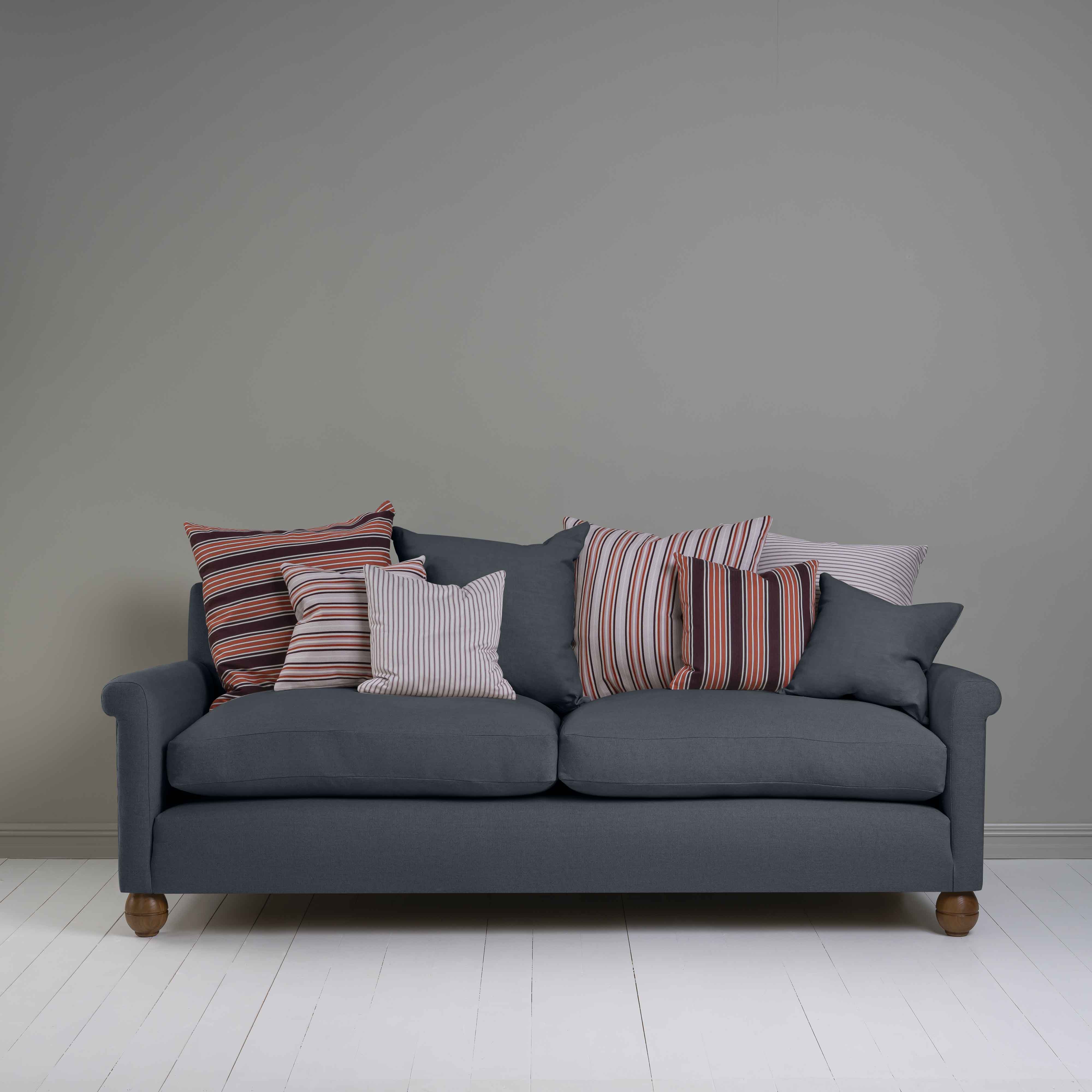  Idler 4 seater sofa in Laidback Linen Midnight - Nicola Harding 