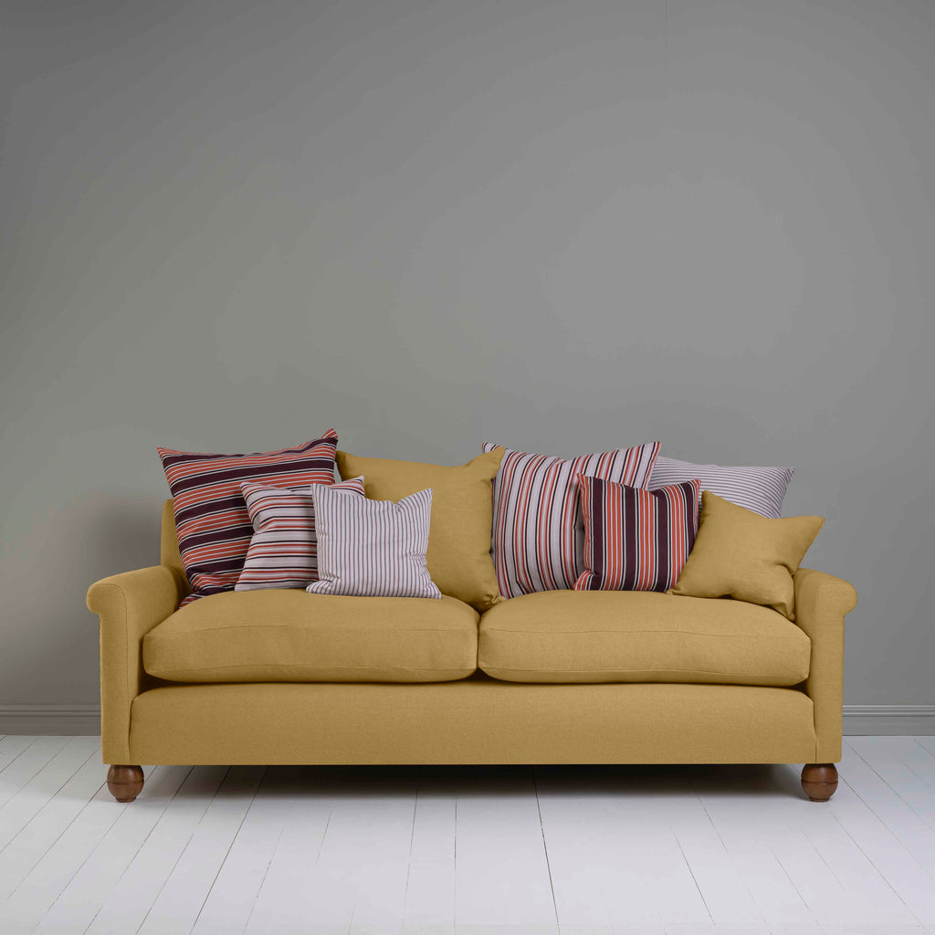  Idler 4 seater sofa in Laidback Linen Ochre - Nicola Harding 