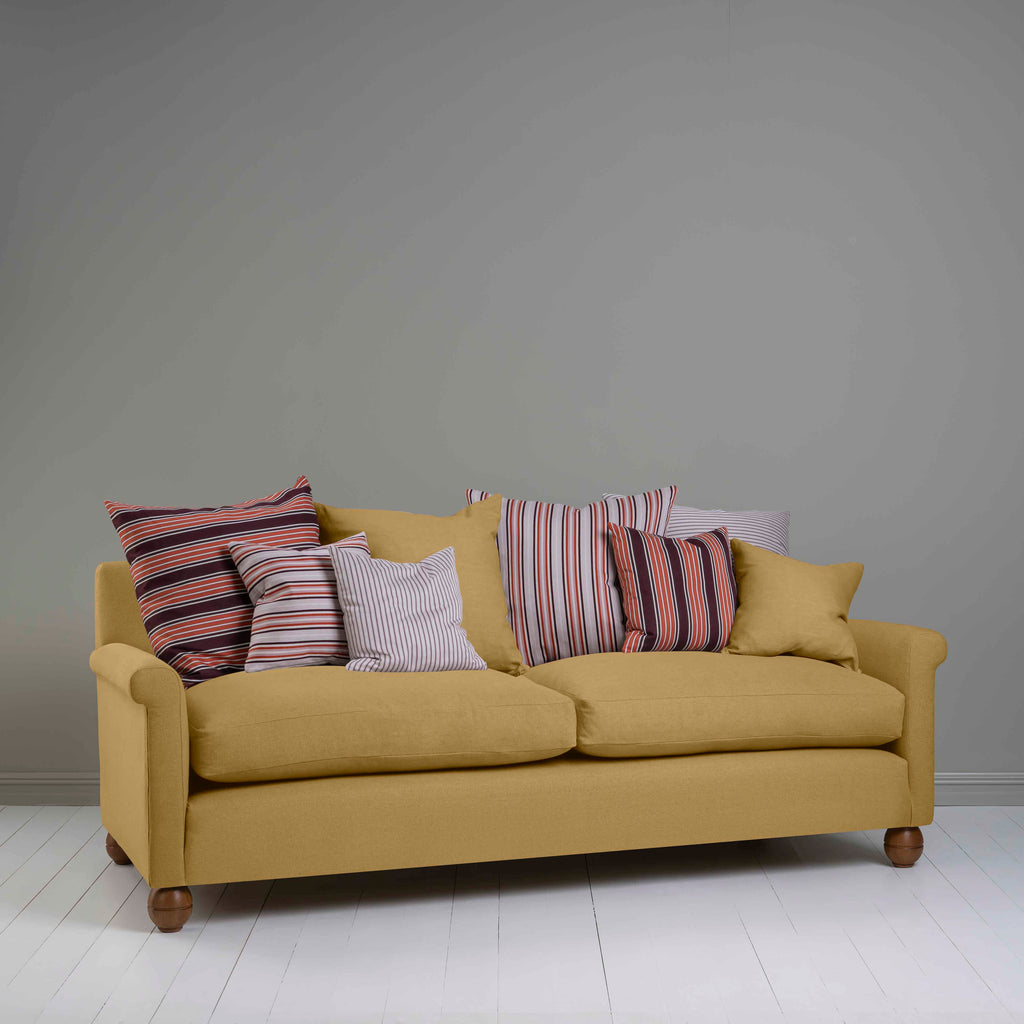  Idler 4 seater sofa in Laidback Linen Ochre - Nicola Harding 