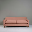  Front View of 4 seater sofa in Laidback Linen Roseberry - Nicola Harding & Co. 