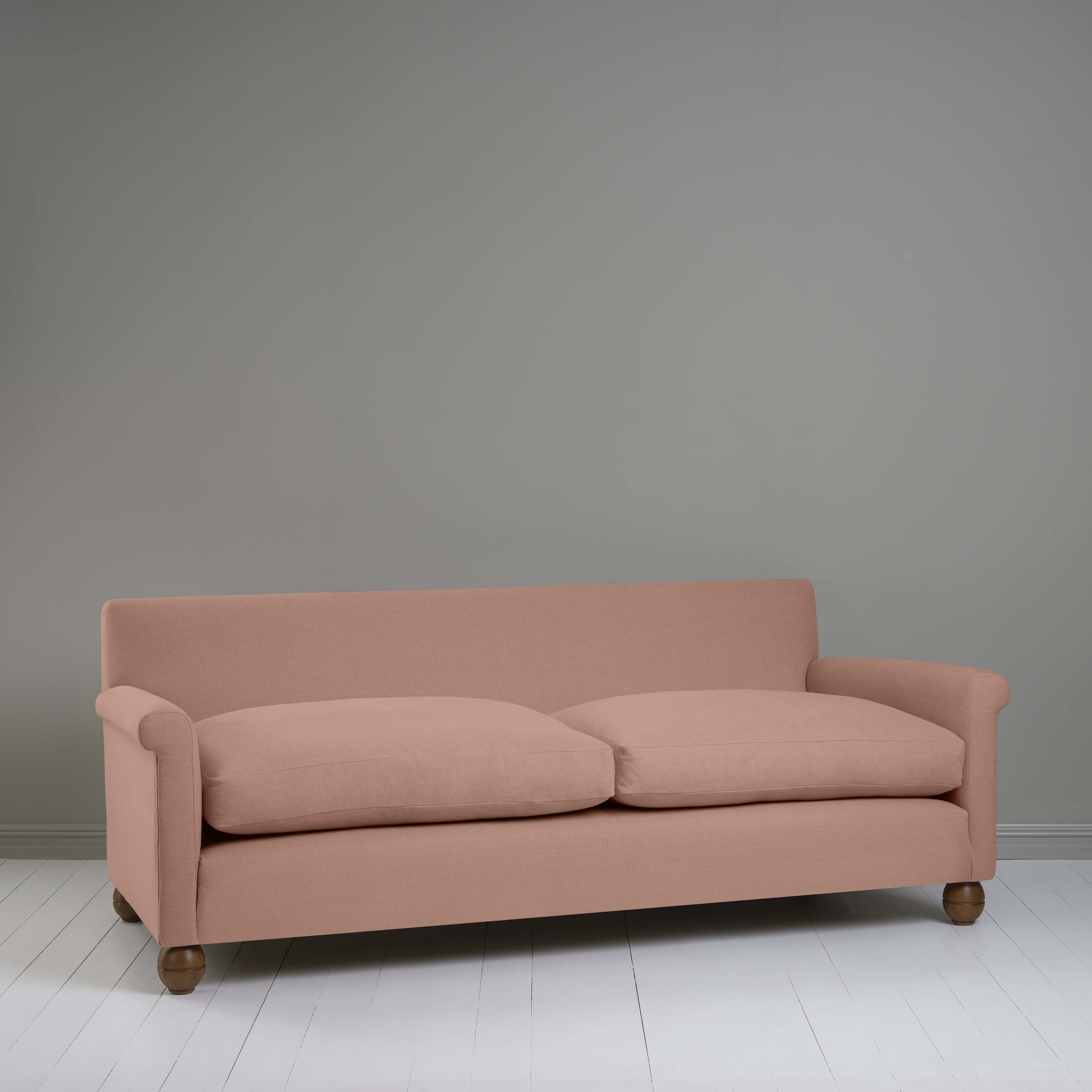  Idler 4 seater sofa in Laidback Linen Roseberry - Nicola Harding 