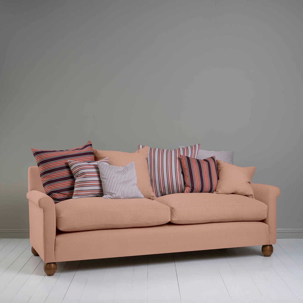  Idler 4 seater sofa in Laidback Linen Roseberry - Nicola Harding 