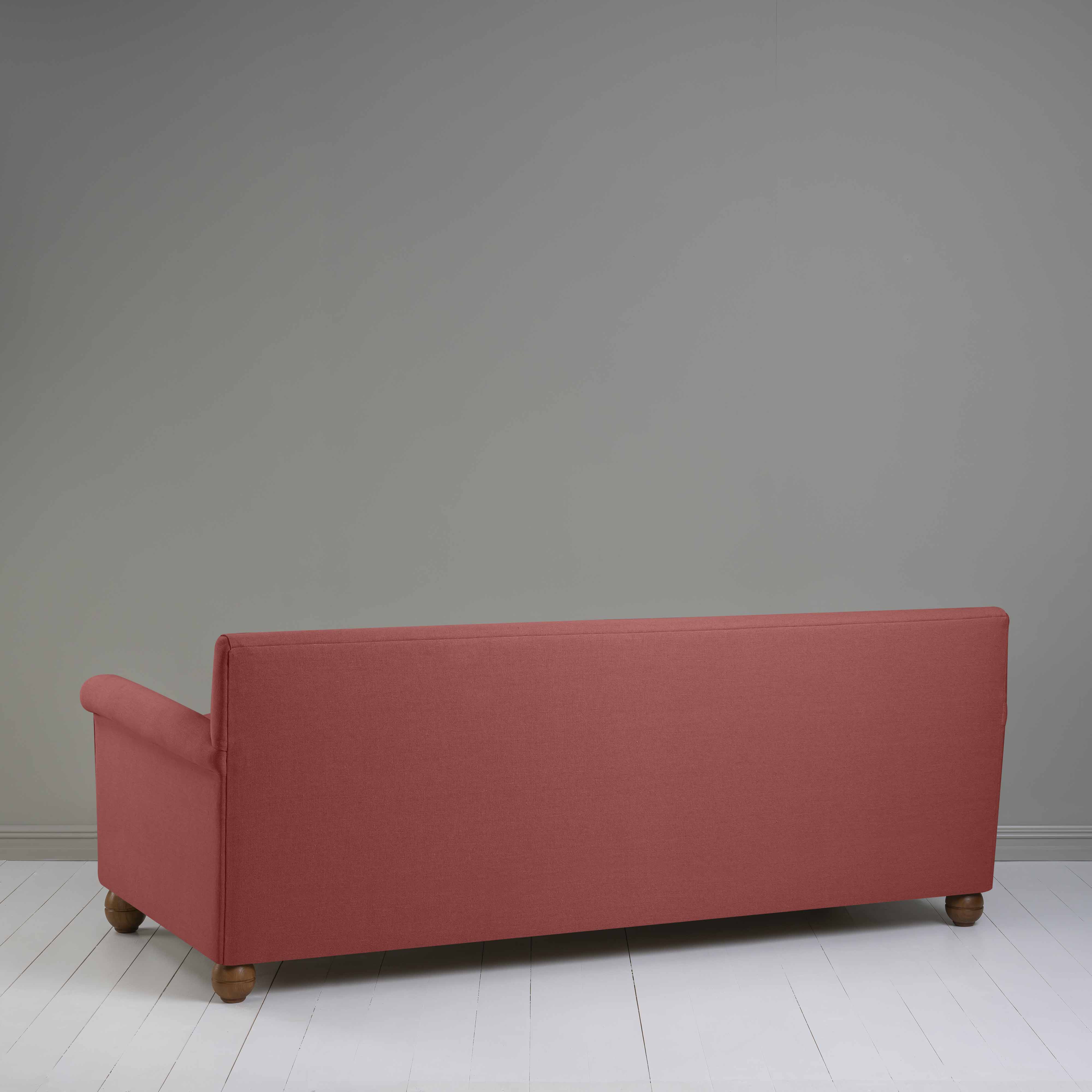  Idler 4 seater sofa in Laidback Linen Rouge - Nicola Harding 