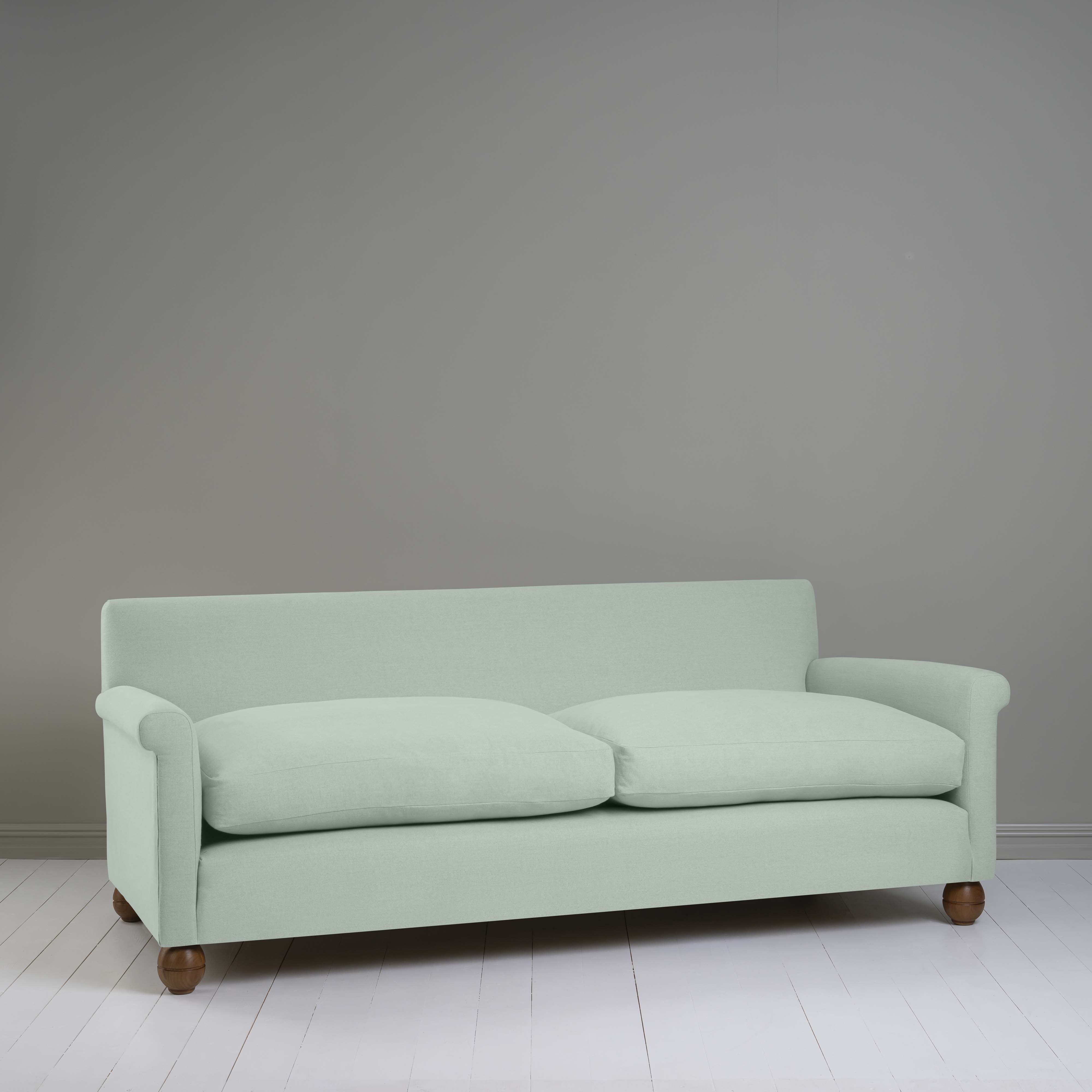  Idler 4 seater sofa in Laidback Linen Sky - Nicola Harding 