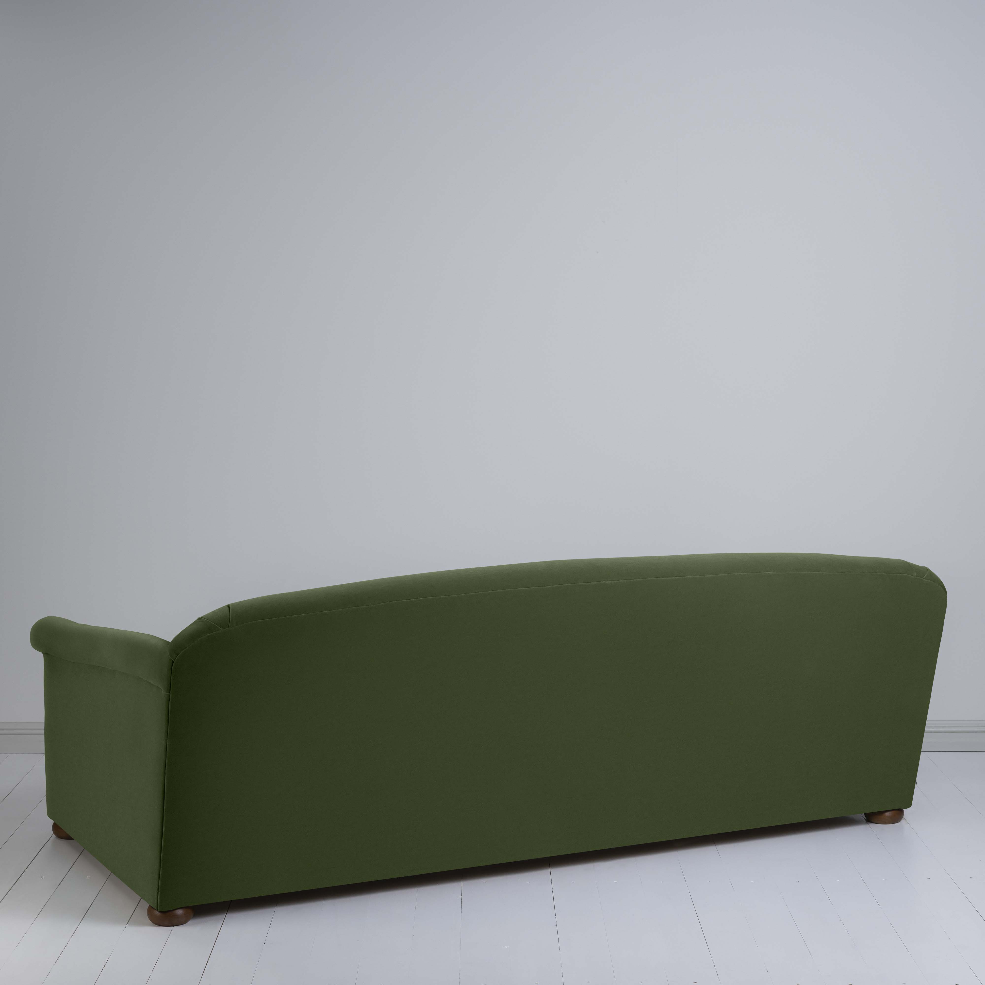  More the Merrier 4 Seater Sofa in Intelligent Velvet Juniper - Nicola Harding 