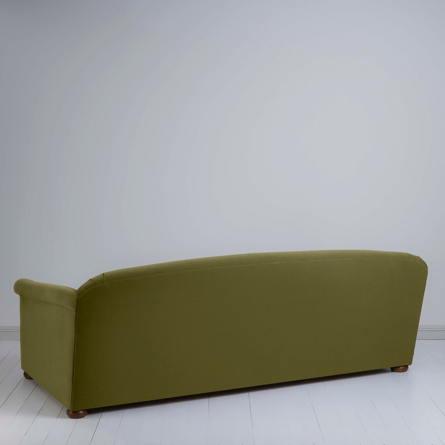 More the Merrier 4 Seater Sofa in Intelligent Velvet Lawn - Nicola Harding