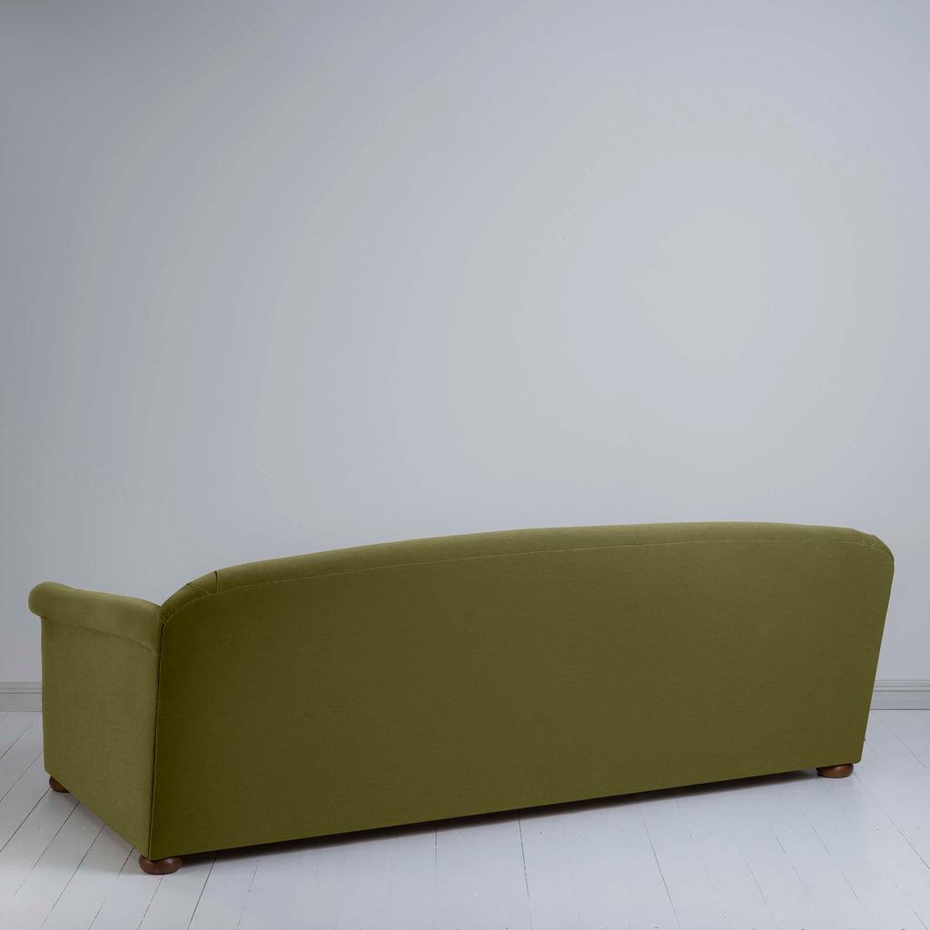  More the Merrier 4 Seater Sofa in Intelligent Velvet Lawn - Nicola Harding 