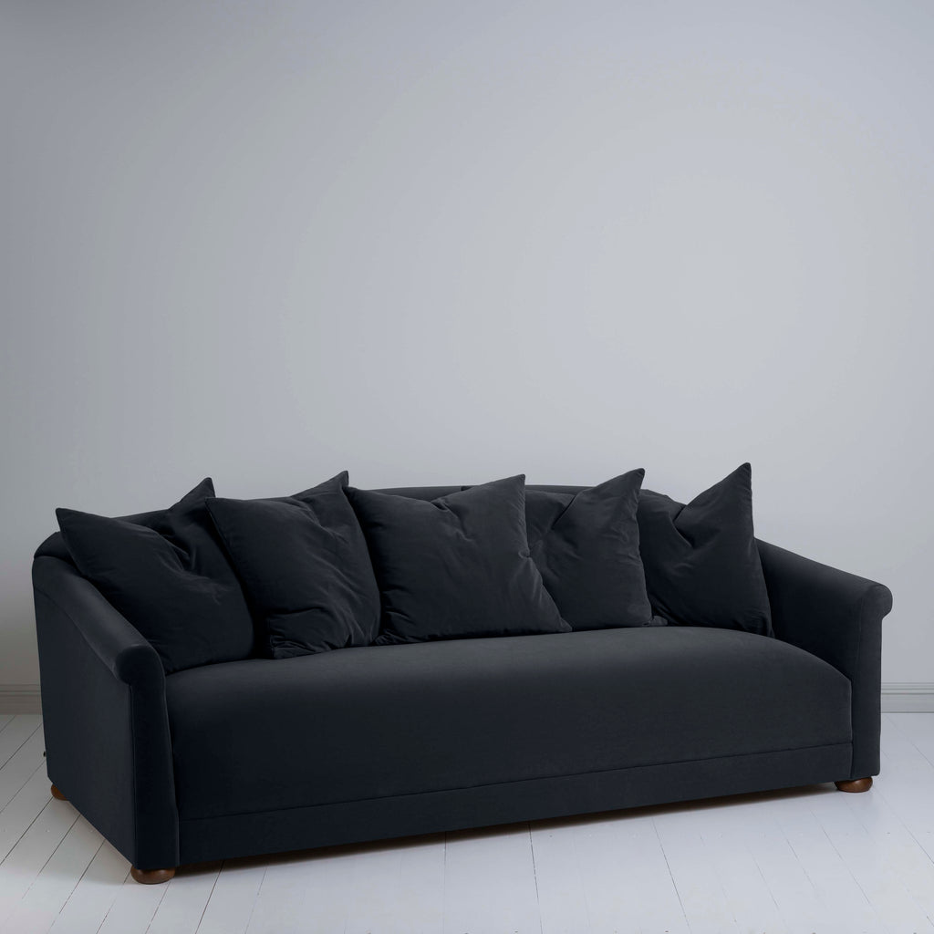  More the Merrier 4 Seater Sofa in Intelligent Velvet Onyx - Nicola Harding 