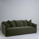  More the Merrier 4 Seater Sofa in Intelligent Velvet Seaweed - Nicola Harding 