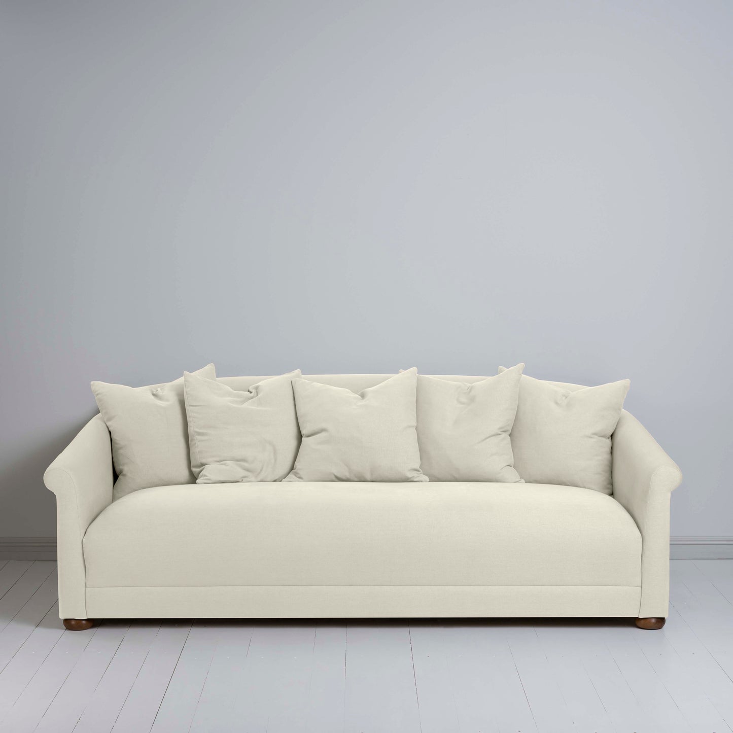 More the Merrier 4 Seater Sofa in Laidback Linen Dove - Nicola Harding