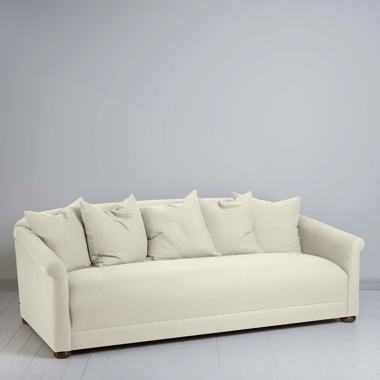 More the Merrier 4 Seater Sofa in Laidback Linen Dove - Nicola Harding