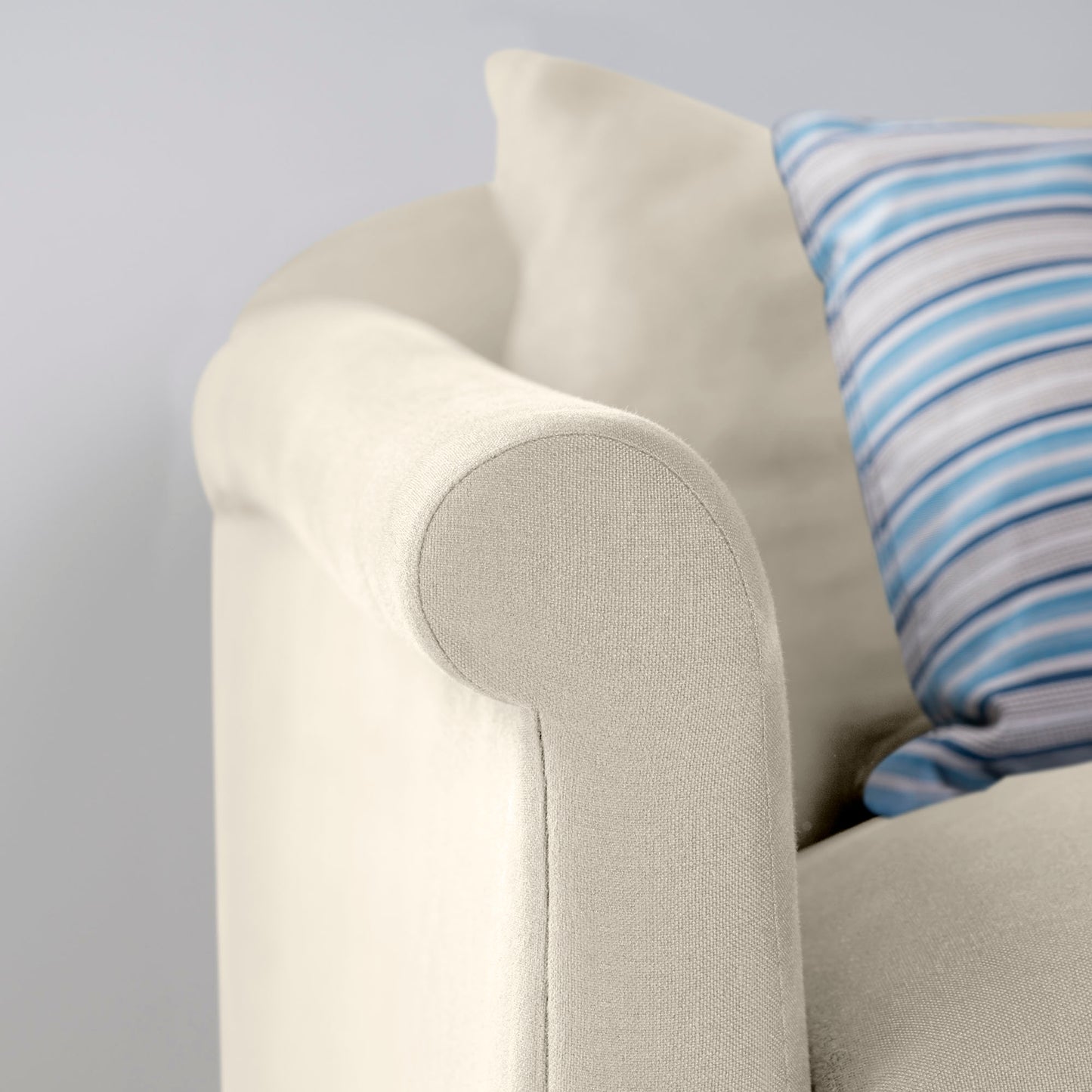 More the Merrier 4 Seater Sofa in Laidback Linen Dove - Nicola Harding