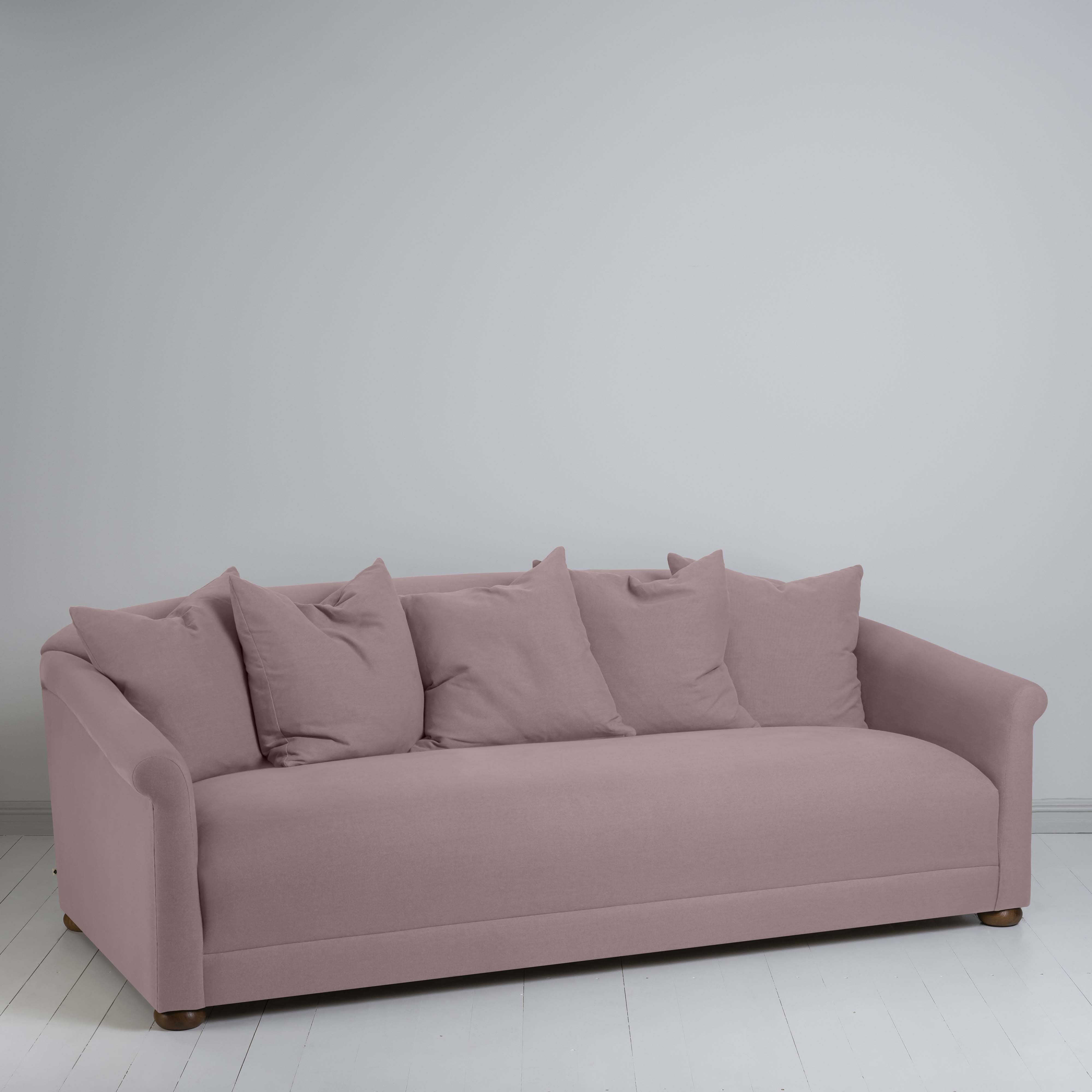  More the Merrier 4 Seater Sofa in Laidback Linen Heather - Nicola Harding 