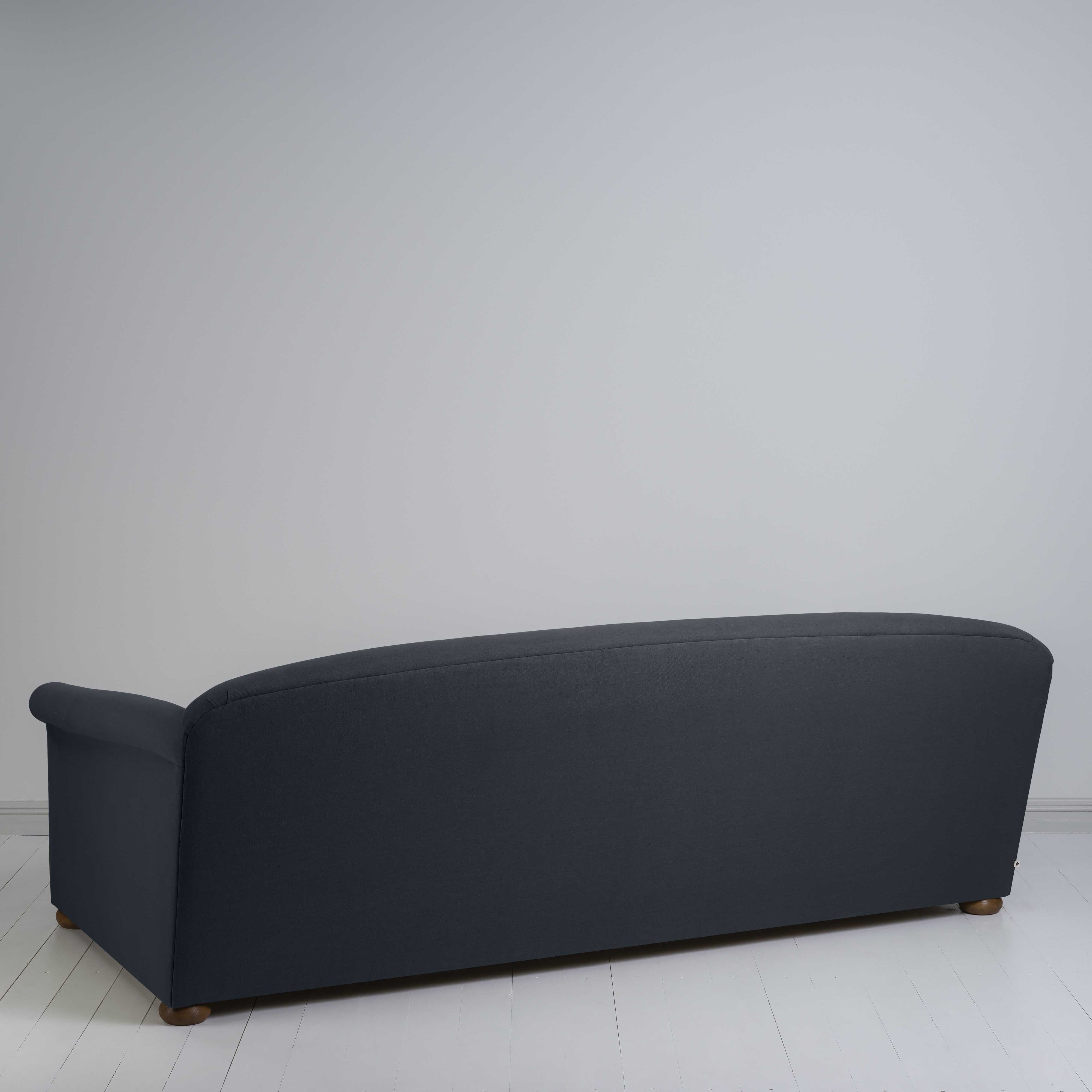  More the Merrier 4 Seater Sofa in Laidback Linen Midnight - Nicola Harding 