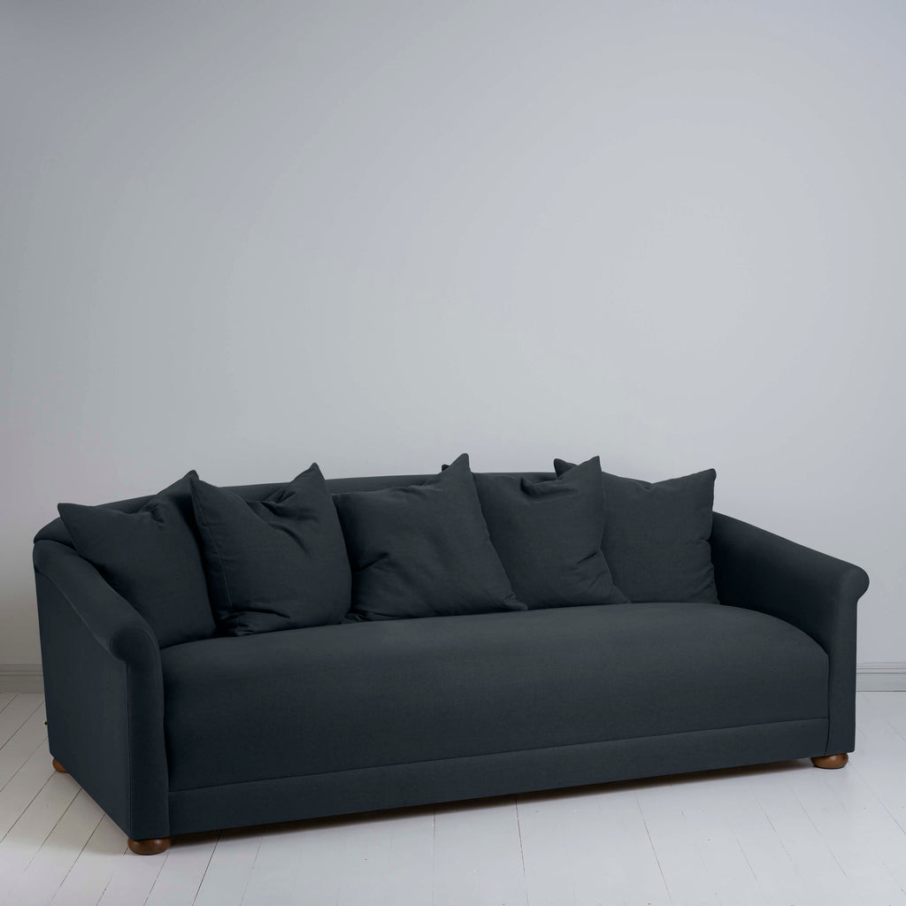  More the Merrier 4 Seater Sofa in Laidback Linen Midnight - Nicola Harding 